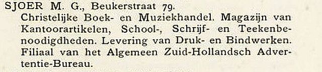 Uit het adresboek van Zutphen van 31 dec. 1906